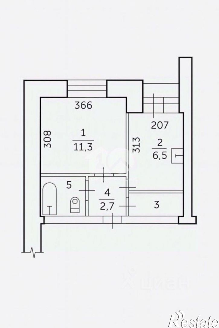 1-комн квартира улица Станиславского, 29/1,  д. 29/1