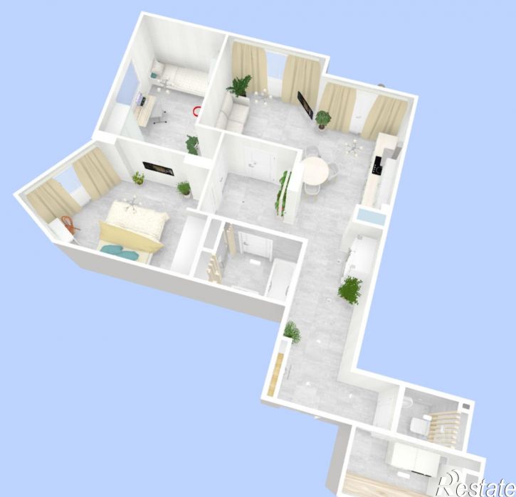 3-комн квартира Закаменский мкр, 13,  д. 13