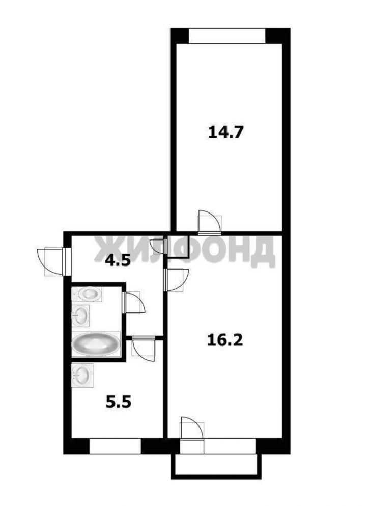 2-комн квартира Зорге улица, д.231