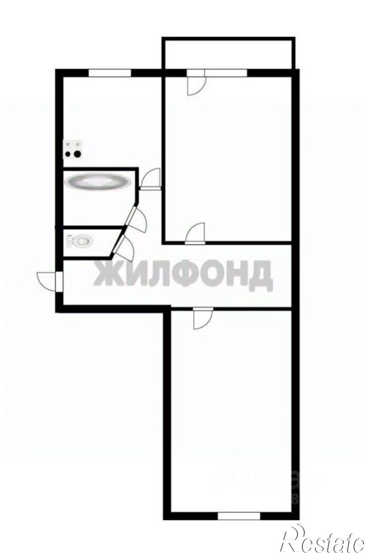 2-комн квартира ул Филатова, 13,  д. 13