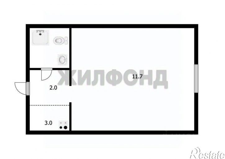 1-комн квартира улица Никитина, 3,  д. 3