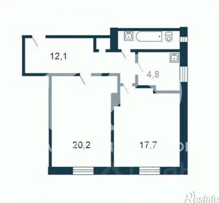 2-комн квартира улица Бориса Богаткова, 151,  д. 151