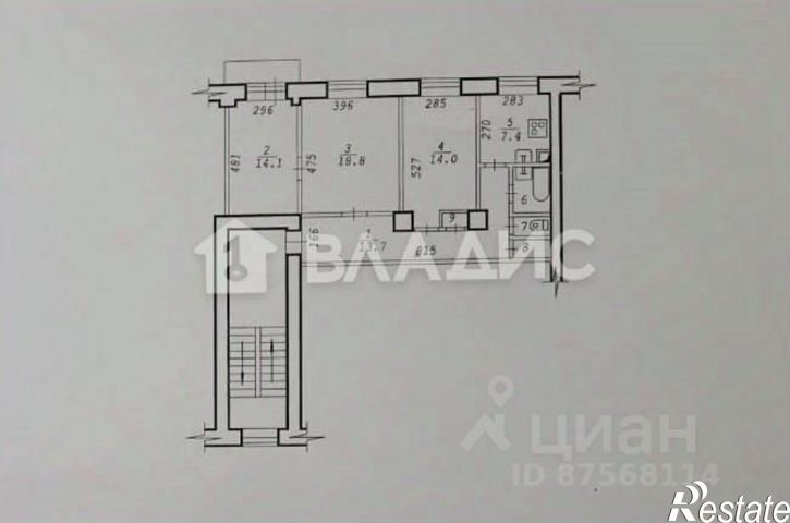 3-комн квартира улица Мичурина, 27,  д. 27