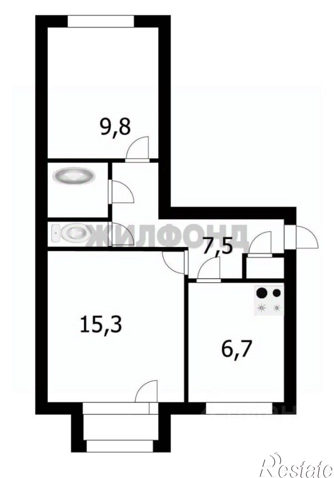 Купить квартиру за 3 800 000 рублей на ул Ударная, 23/1