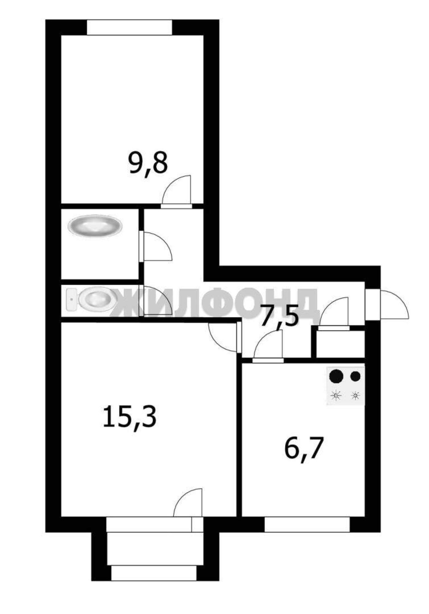 Купить квартиру за 3 650 000 рублей на Ударная улица, д.23/1