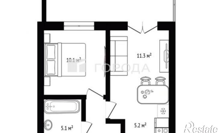 2-комн квартира улица Кошурникова, 23,  д. 23