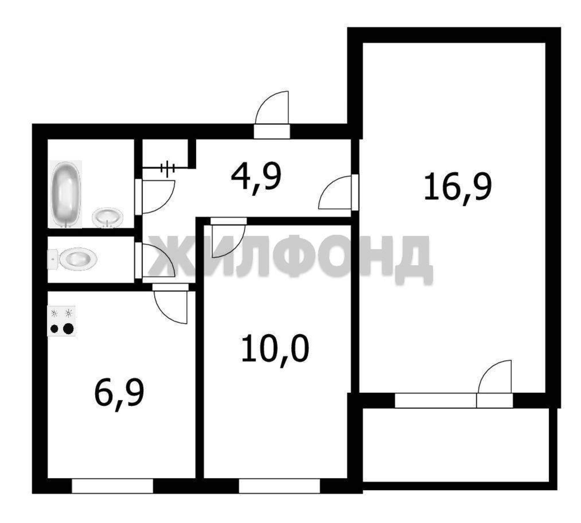 Купить квартиру за 7 000 000 рублей на Фрунзе улица, д.59