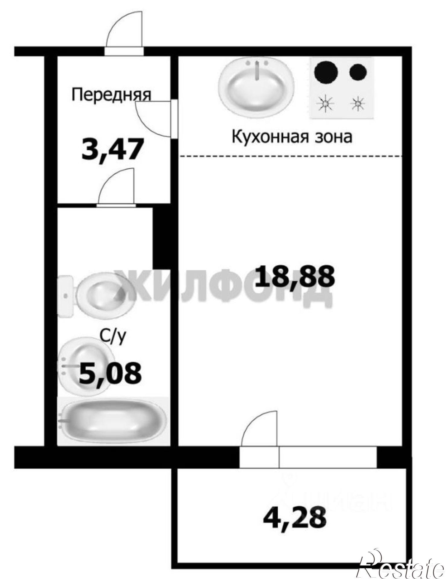 Купить квартиру за 2 699 000 рублей на ул Петухова, 168