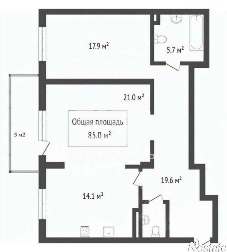 2-комн квартира улица Фрунзе, 232,  д. 232
