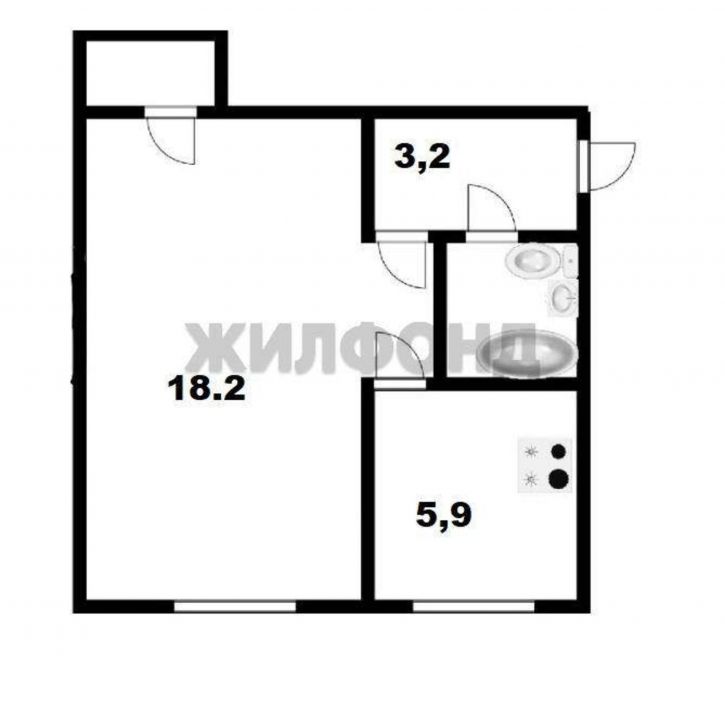 1-комн квартира Дзержинского проспект, д.20/1