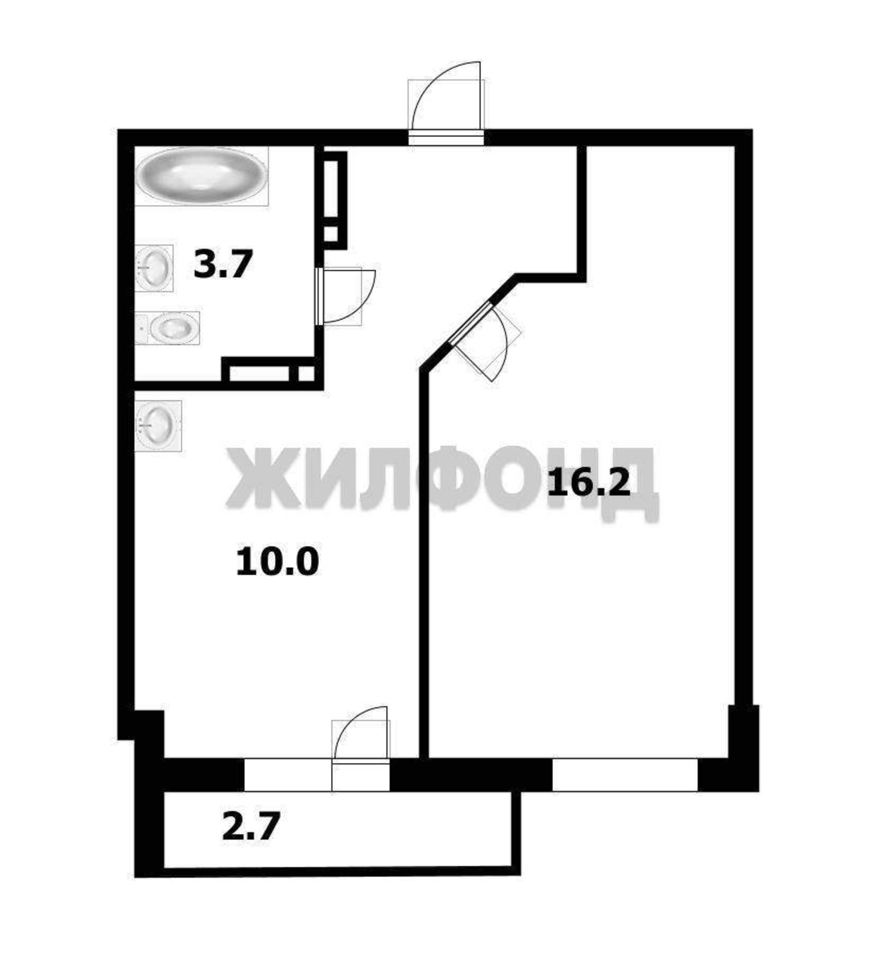 Купить квартиру за 5 700 000 рублей на Красносельская улица, д.6/1