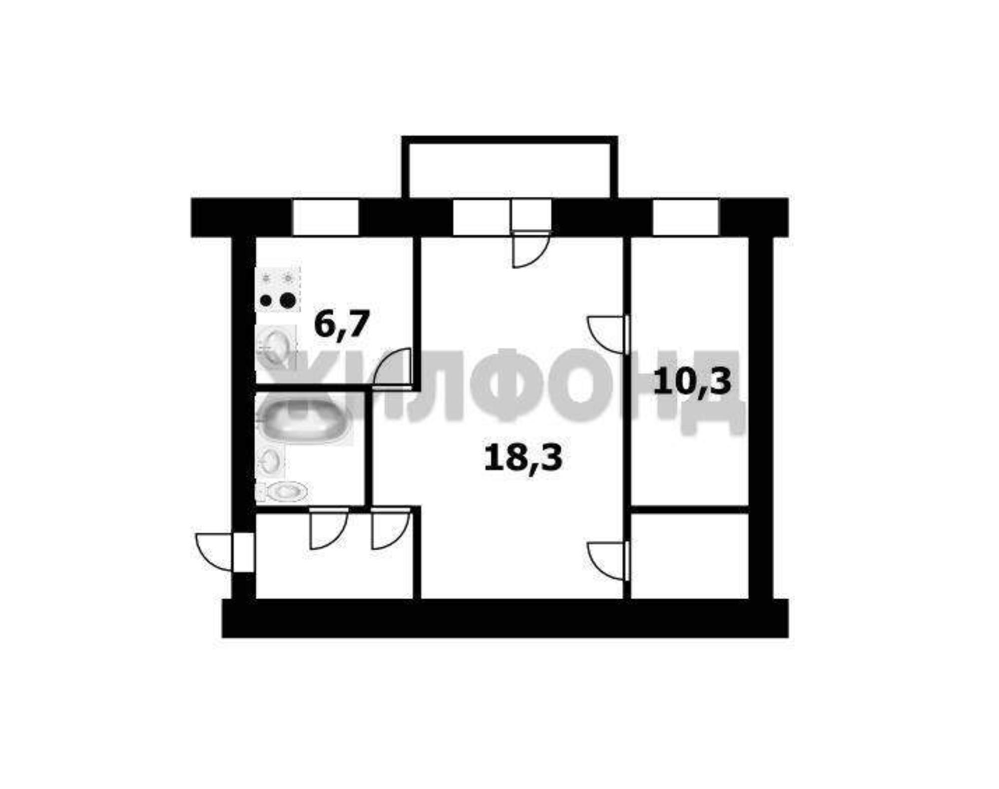 Купить квартиру за 5 800 000 рублей на Танковая улица, д.41/2