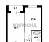 1-комн, 42.29кв м, этаж 8/27 Дуси Ковальчук улица, д.385