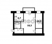 2-комн, 43.9кв м, этаж 2/5 Танковая улица, д.41/2