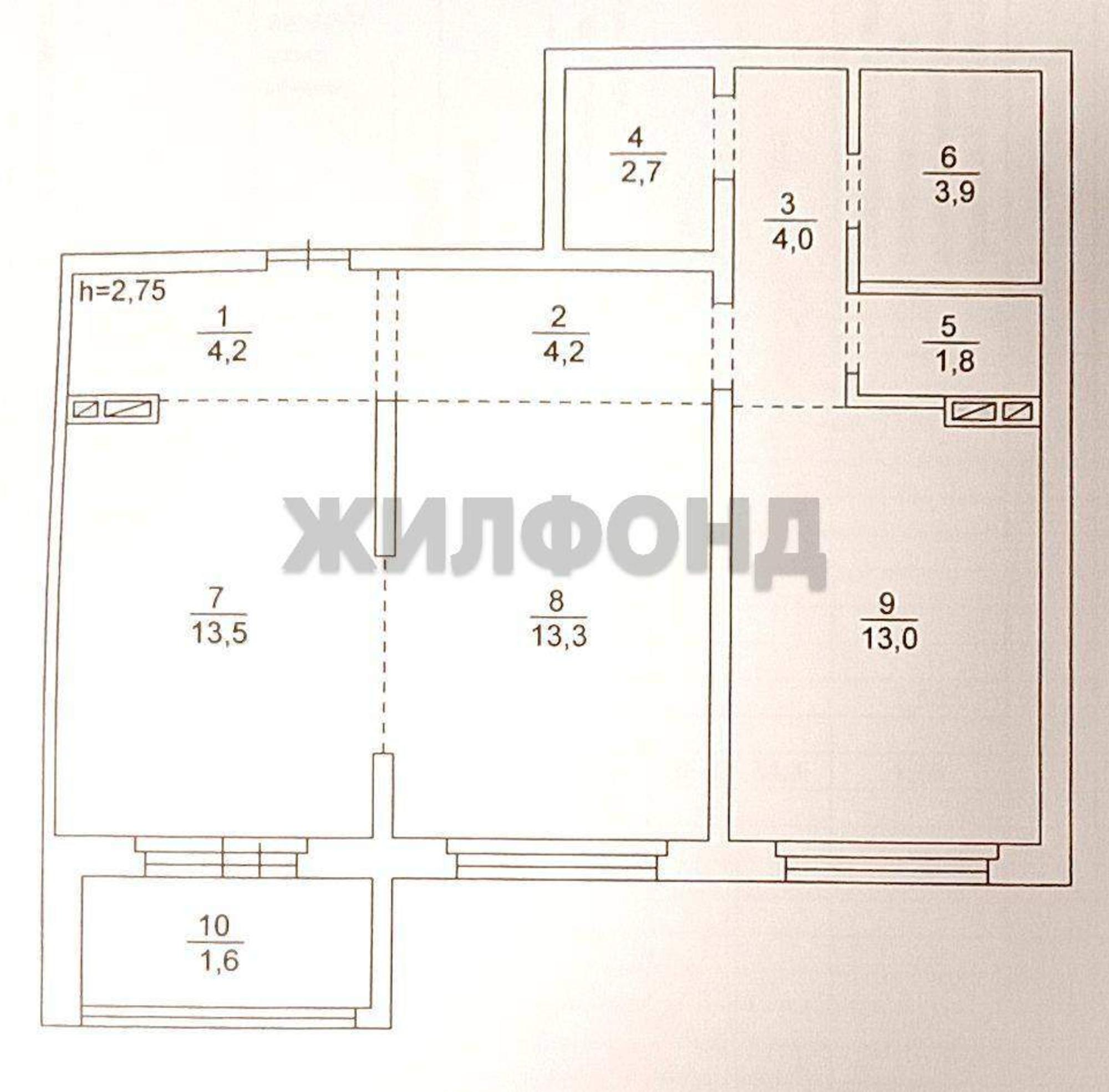 Купить студию за 8 500 000 рублей на Александра Чистякова улица, д.22/1