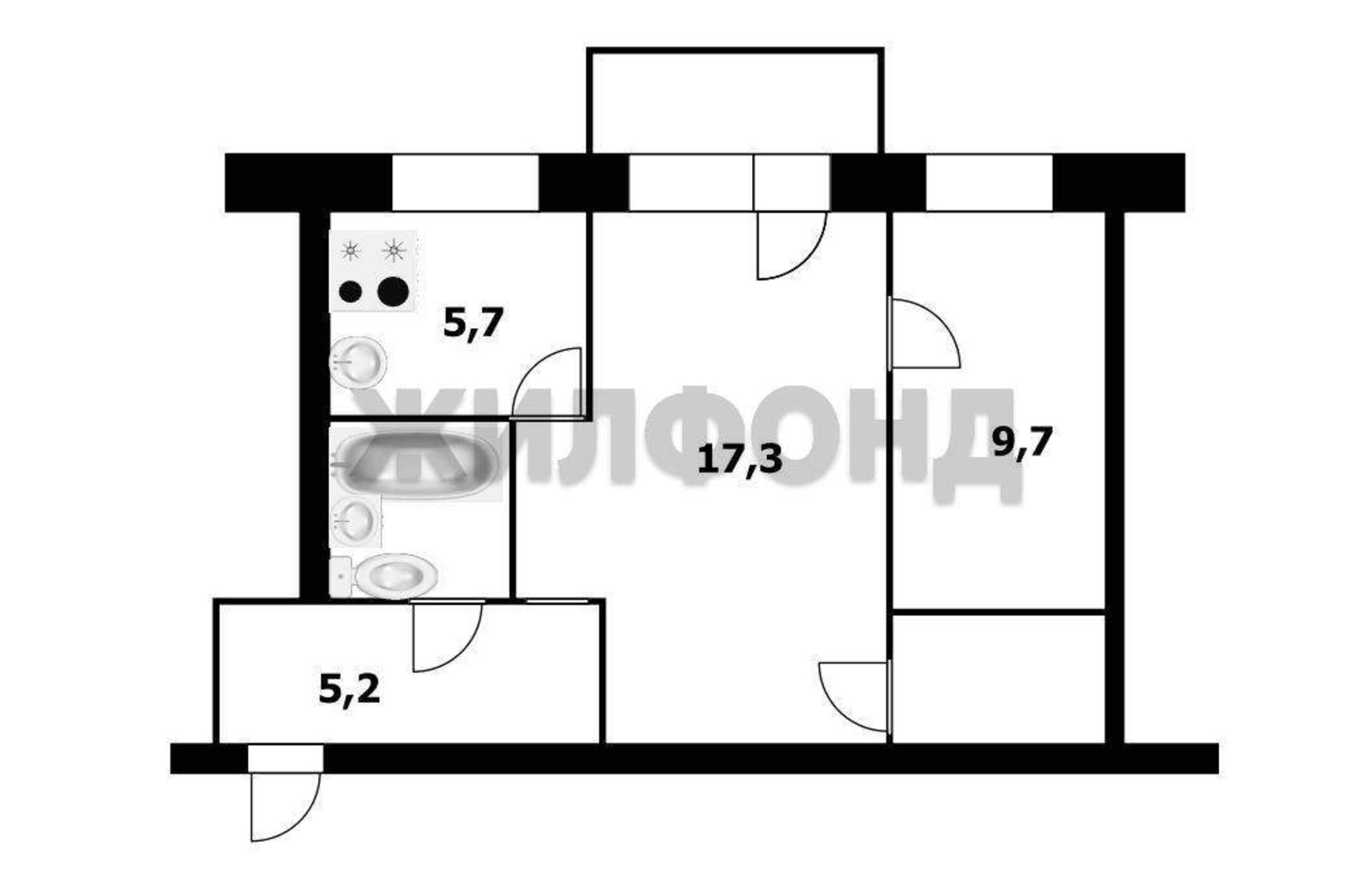 Купить квартиру за 6 200 000 рублей на Красный проспект, д.59