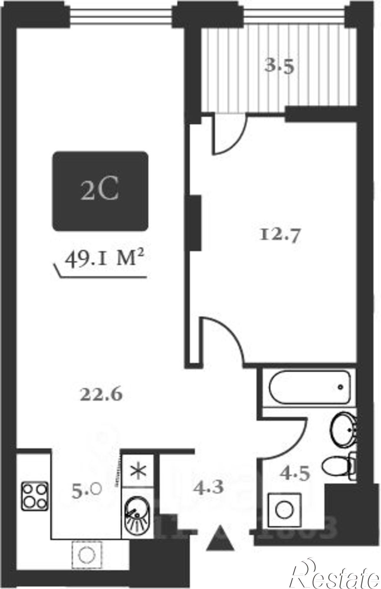 Купить квартиру за 12 500 000 рублей на Красный проспект, 220