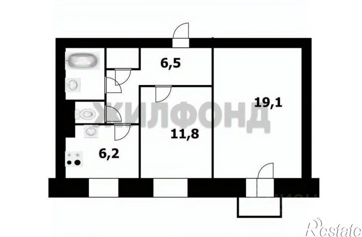 2-комн квартира ул Республиканская, 41,  д. 41