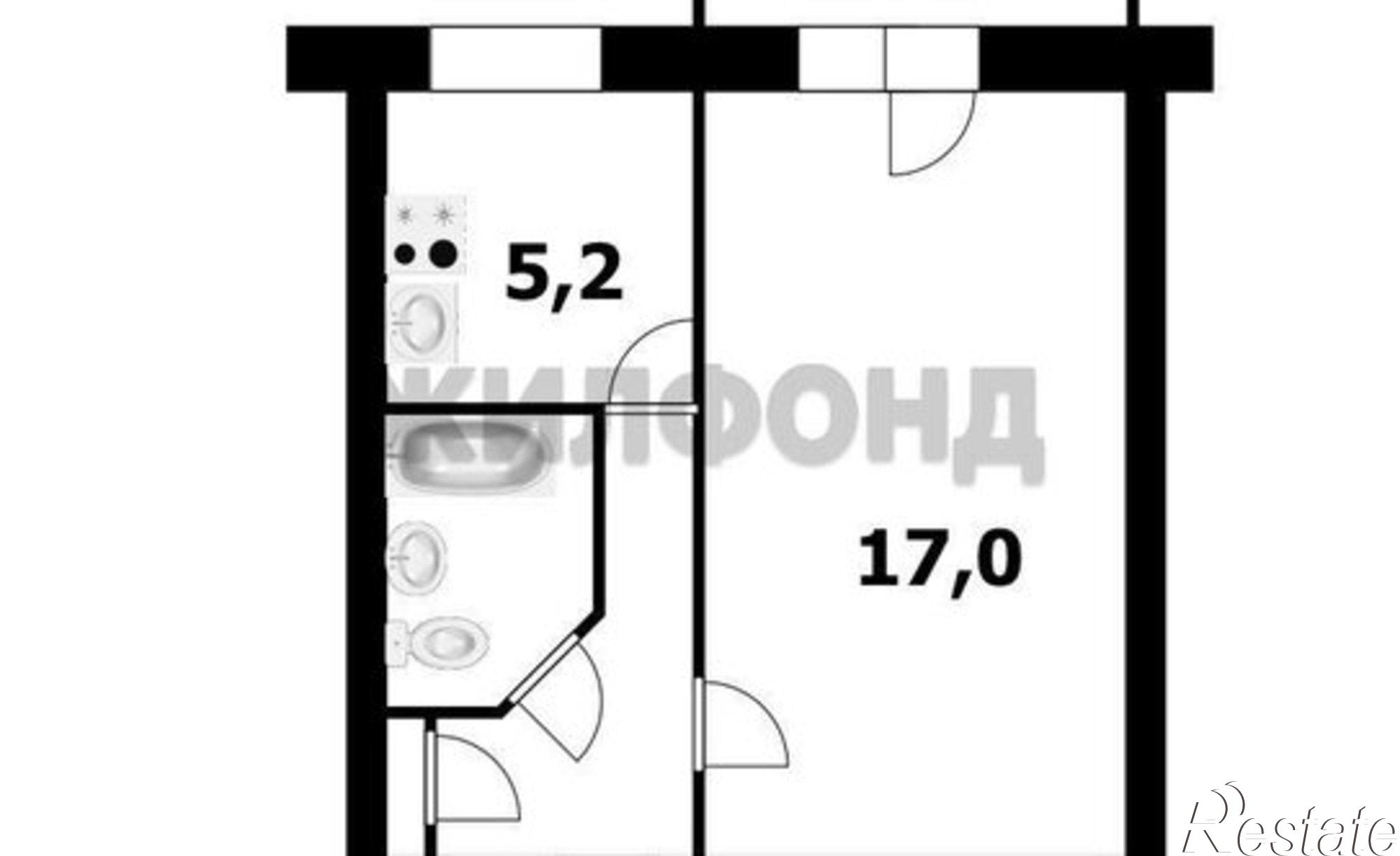 Купить квартиру за 4 250 000 рублей на ул Доватора, 19/3