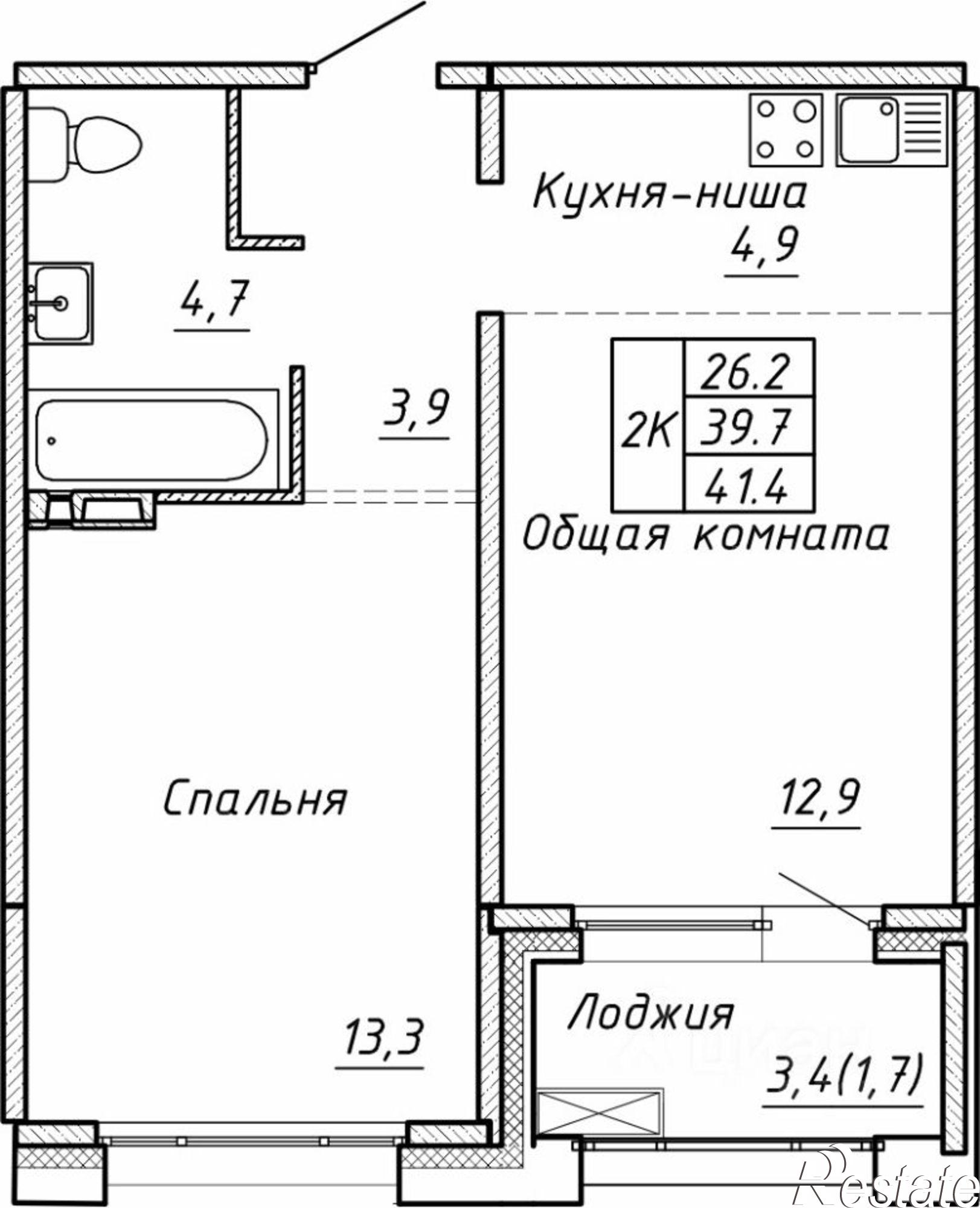 Купить квартиру за 5 700 000 рублей на улица Тюленина