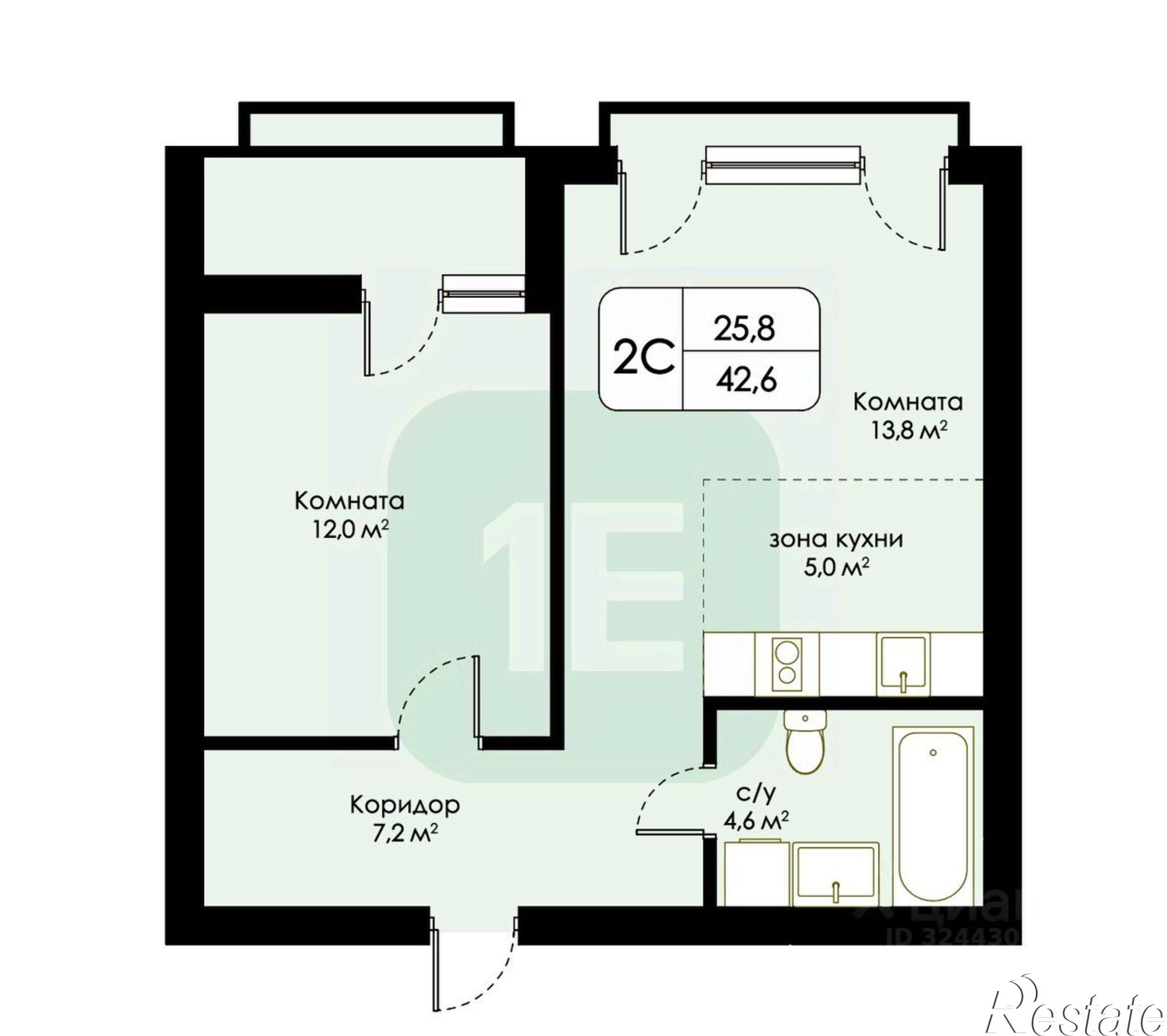 Купить квартиру за 9 600 000 рублей на Красный проспект, 222/3