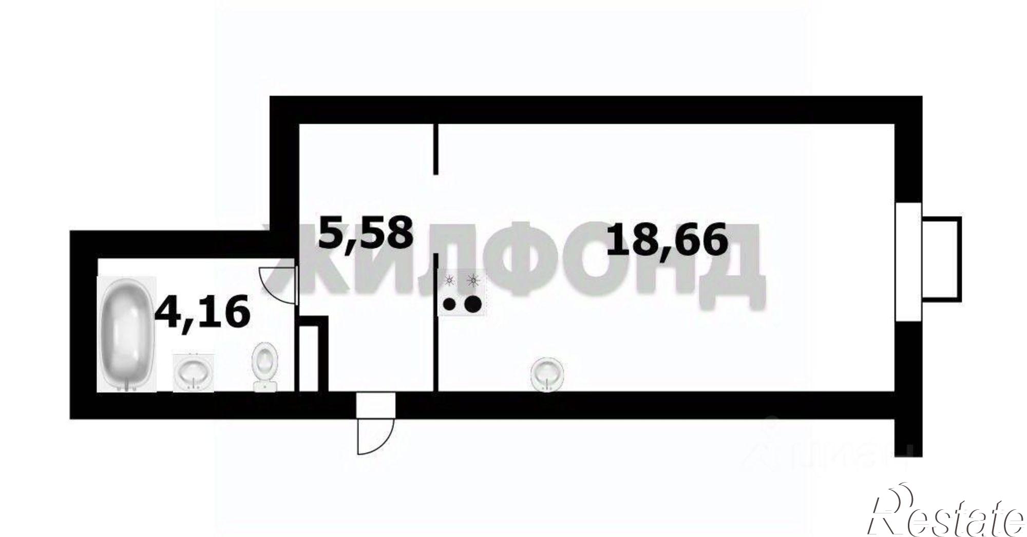 Купить квартиру за 5 300 000 рублей на ул Костычева, 25