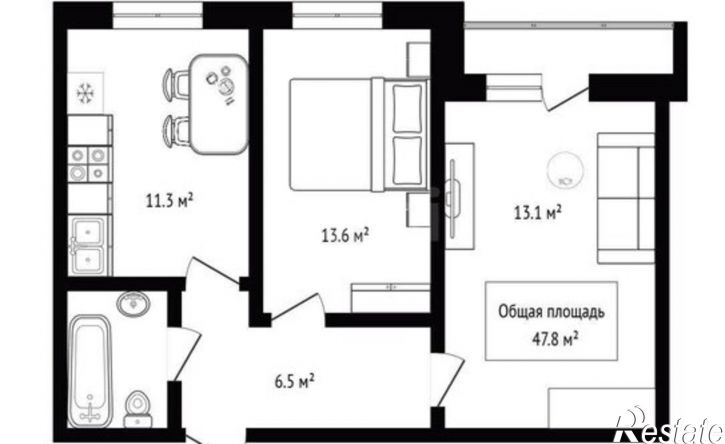 2-комн квартира Кубовая улица, 94,  д. 94