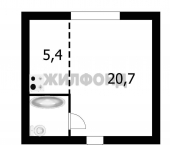 -комн, 29.4кв м, этаж 1/9 Республиканская улица, д.10/1