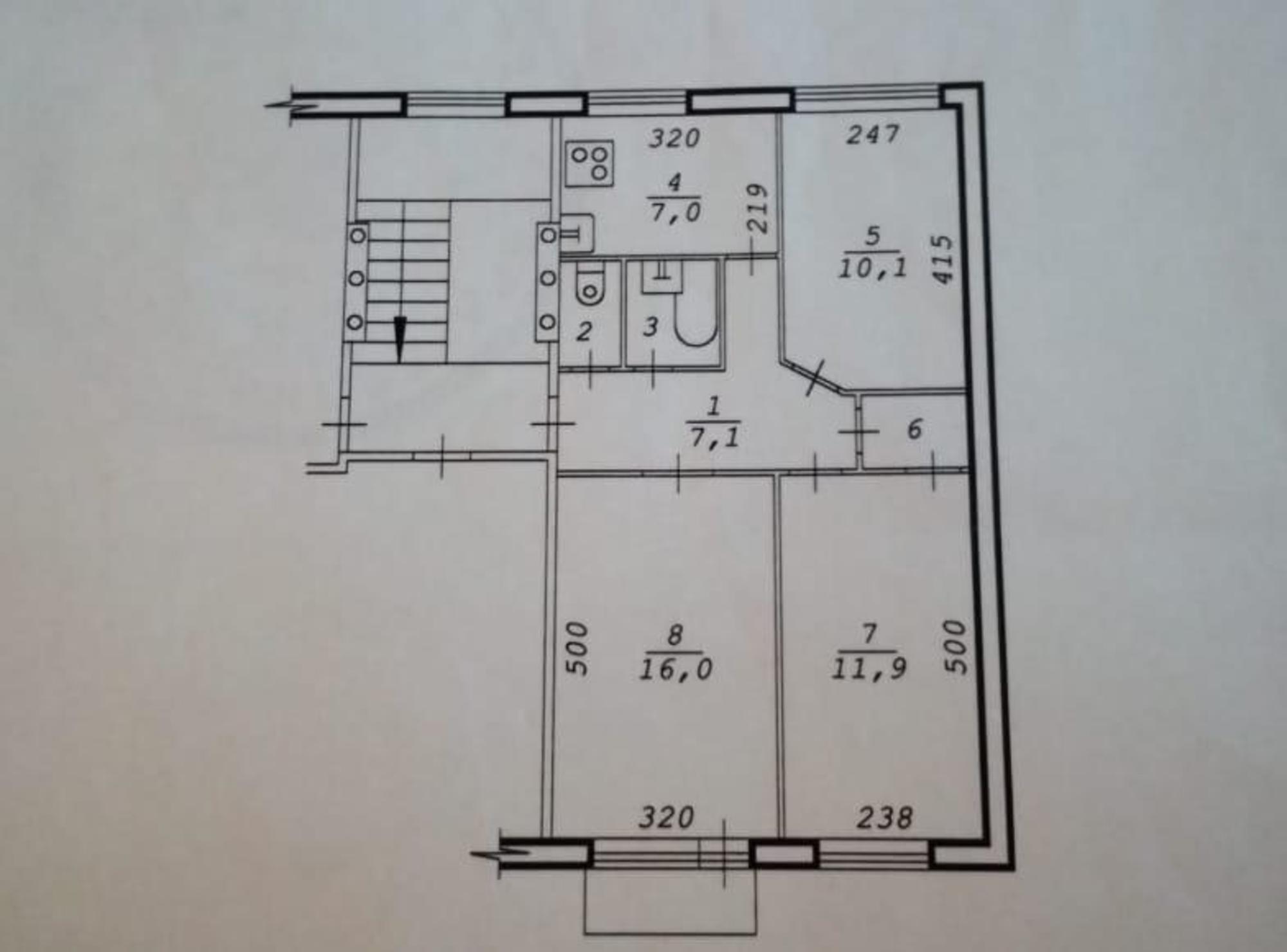 Купить квартиру за 5 100 000 рублей на ул. Доватора,25/1