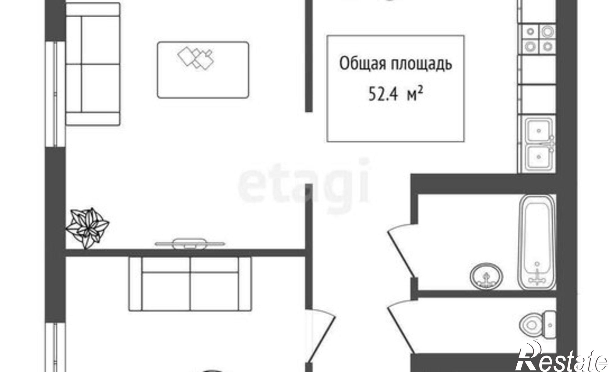 Купить квартиру за 10 390 000 рублей на ул Покатная, 55Б