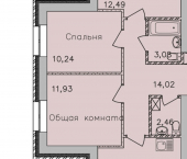 3-комн, 71кв м, этаж 5/9 Ленинский район, микрорайон Дивногорский, улица Романтиков, 22