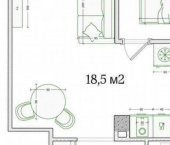 1-комн, 35кв м, этаж 19/24 ул Галущака, 15