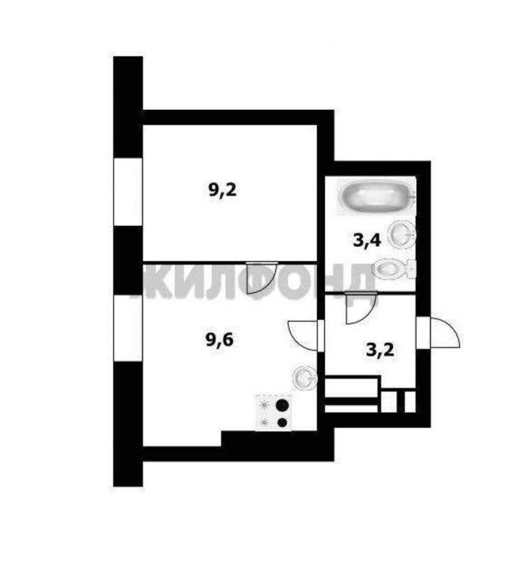 1-комн квартира Костычева улица, д.21