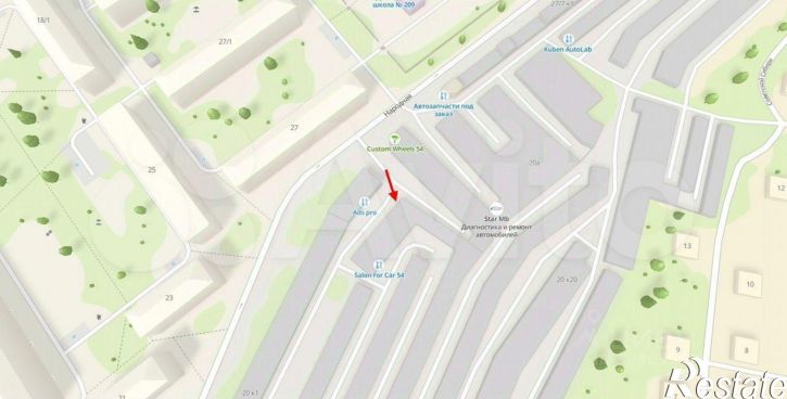 Гараж/парковка Народная улица, 20Б,  д. 20Б