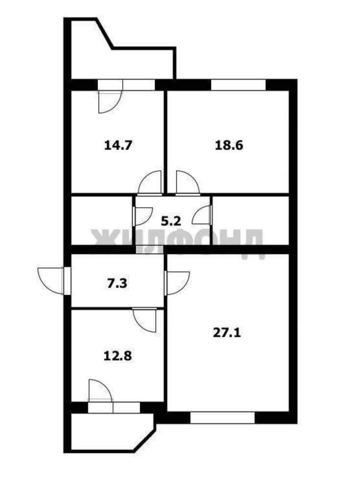 3-комн квартира Немировича-Данченко улица, д.169
