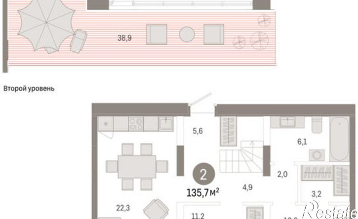 3-комн квартира в новом доме ул Большевистская, 54А,  д. 54А