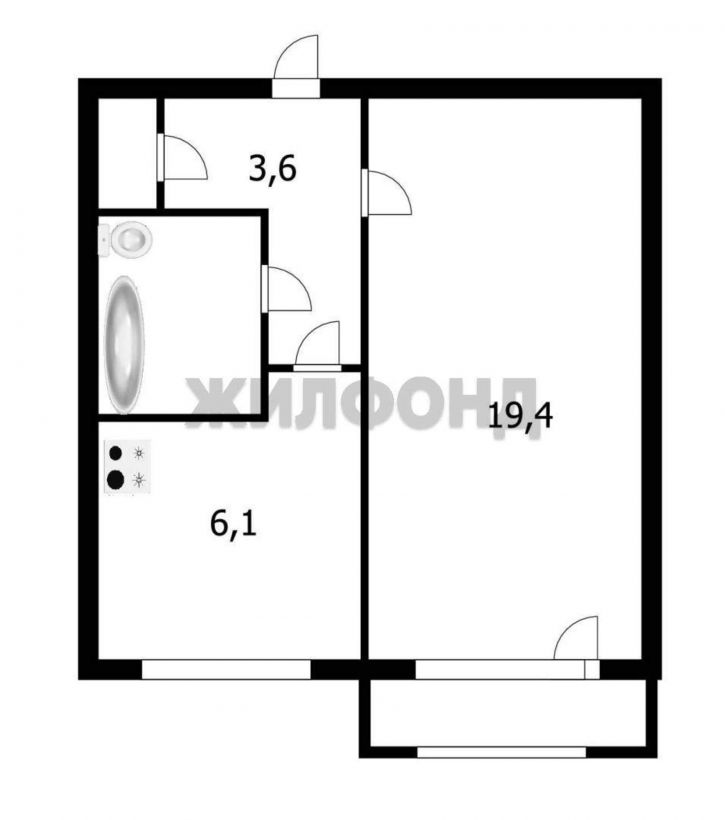 1-комн квартира Шекспира улица, д.10