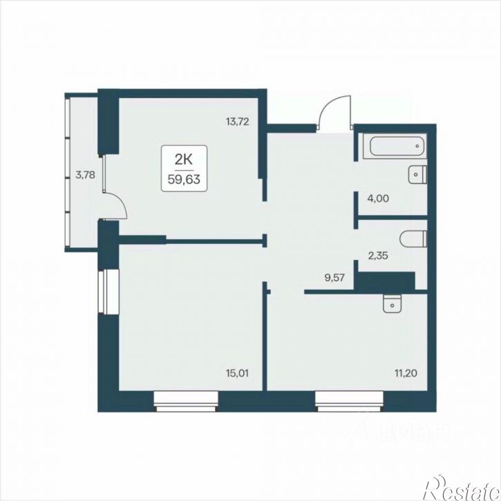 2-комн квартира в новом доме ул Овражная, 163,  д. 163