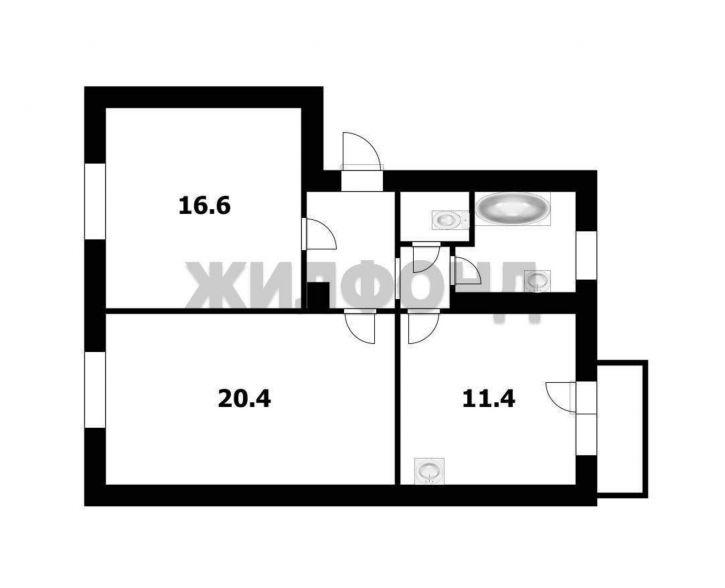 2-комн квартира Авиастроителей улица, д.8