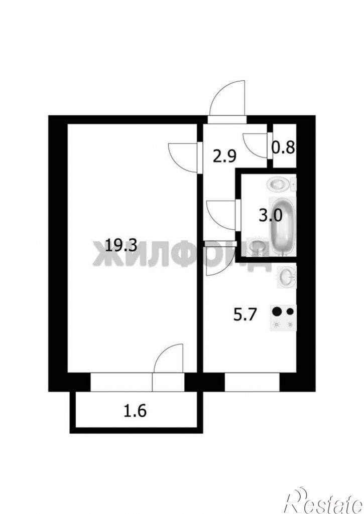 1-комн квартира Зорге улица, д.237
