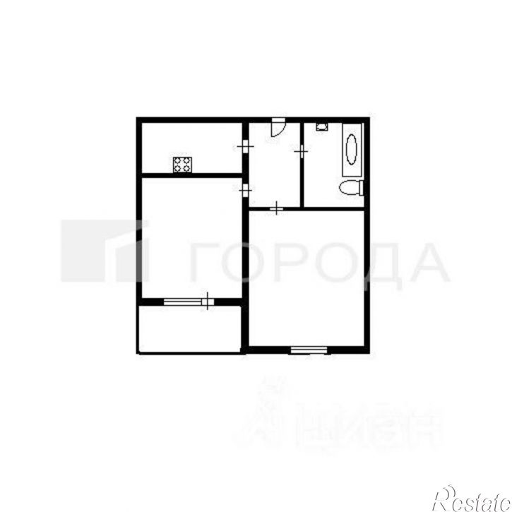 1-комн квартира улица Декабристов, 41,  д. 41