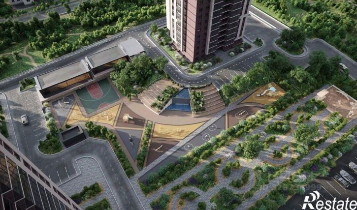 2-комн квартира в новом доме Приморская улица