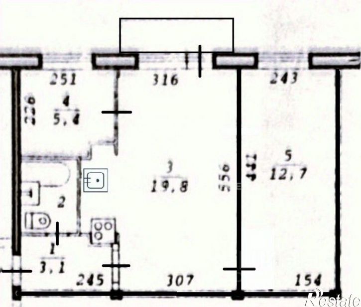 2-комн квартира проспект Димитрова, 9,  д. 9