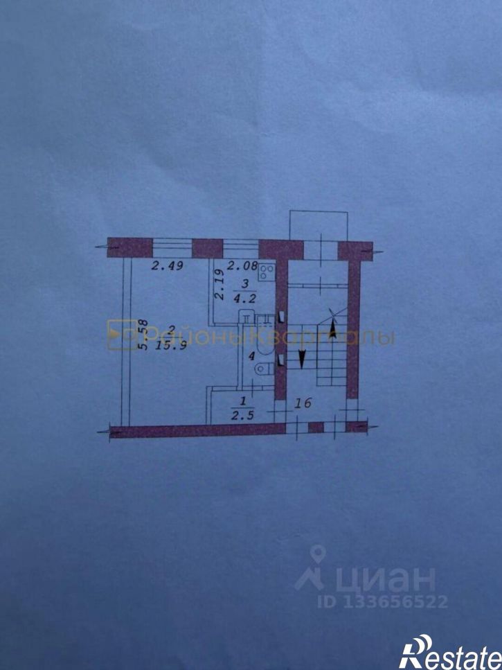 1-комн квартира ул Мира, 31,  д. 31