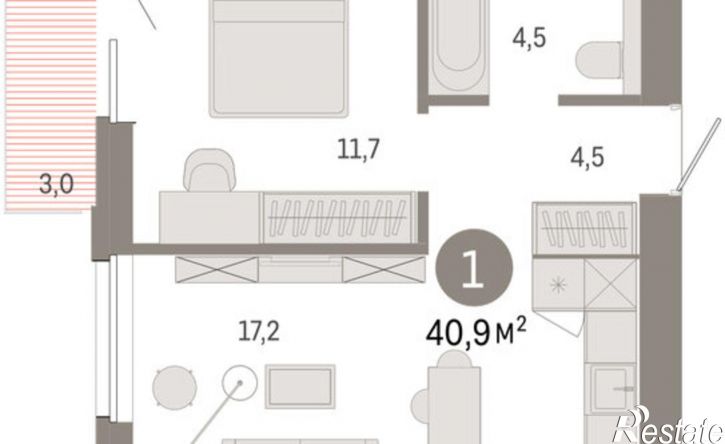2-комн квартира в новом доме ул Журинская, 131А,  д. 131А