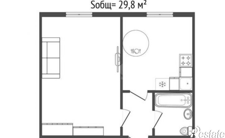 1-комн квартира ул Новоуральская, 15,  д. 15