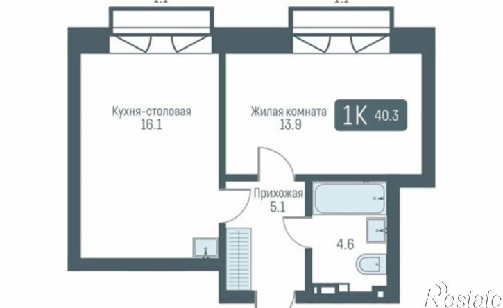 1-комн квартира в новом доме ул Немировича-Данченко, 147/1,  д. 147/1