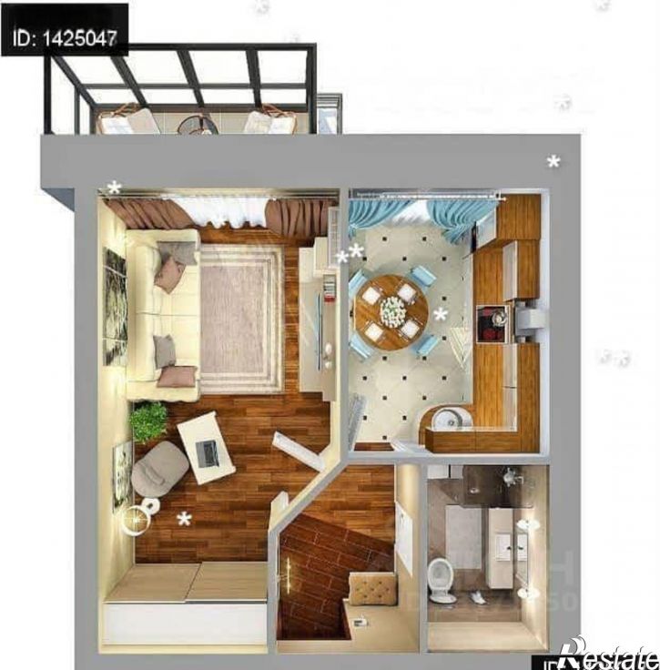 1-комн квартира ул Вахтангова, 39,  д. 39