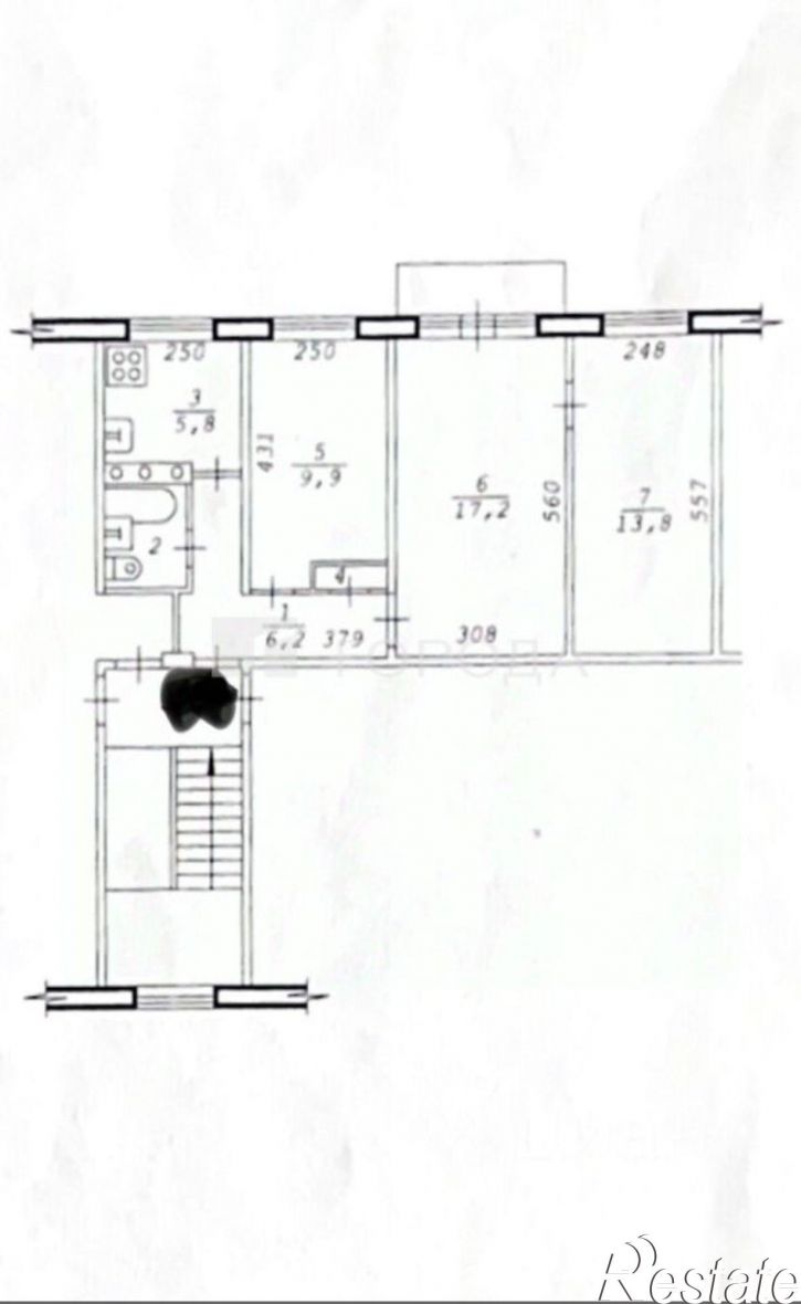 3-комн квартира ул Гоголя, 14,  д. 14
