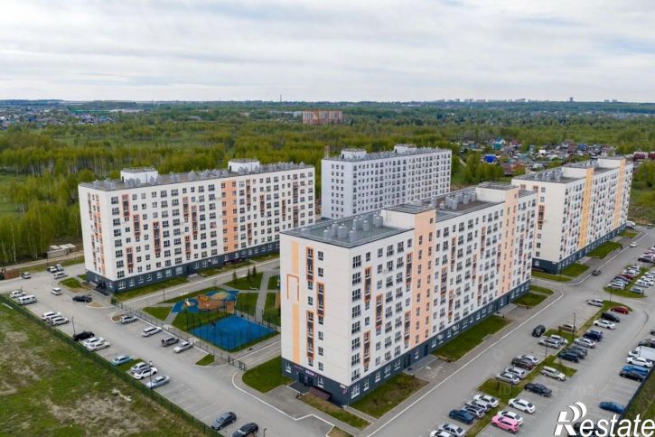 2-комн квартира в новом доме Калининский район, микрорайон Пашино